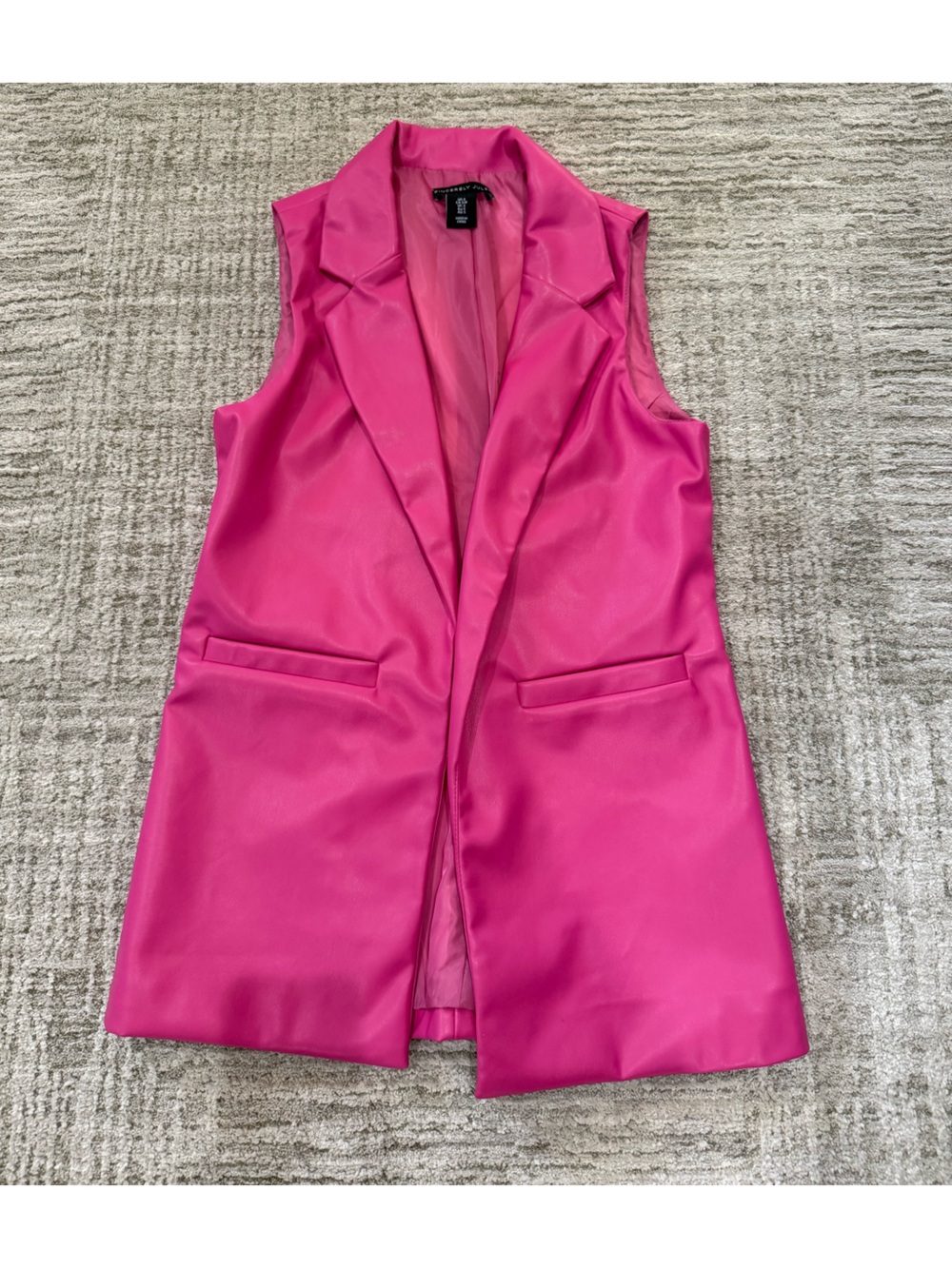 Women’s Hot Pink Sleeveless Vest